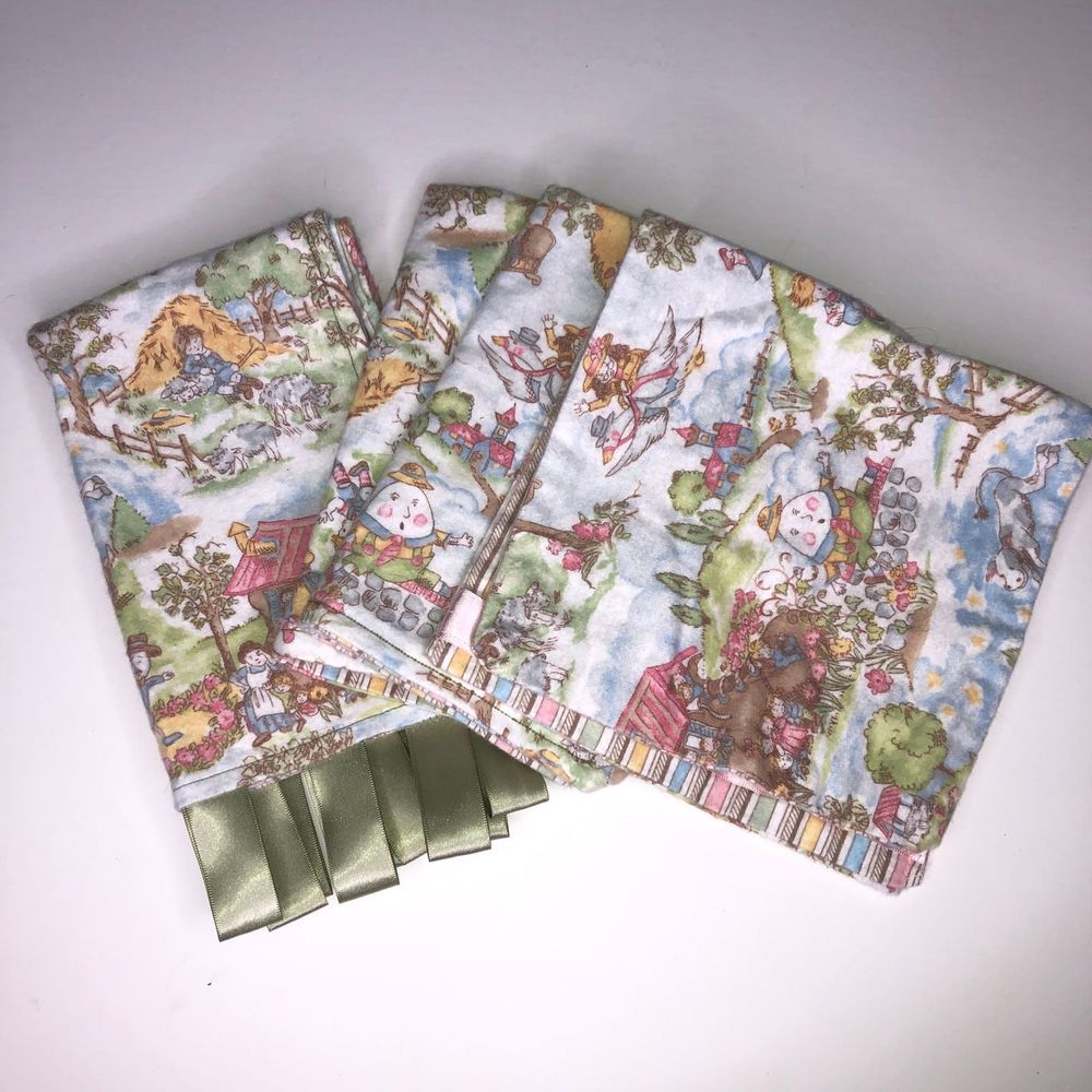 Nursery Rhyme Baby Burb Lovey Set
